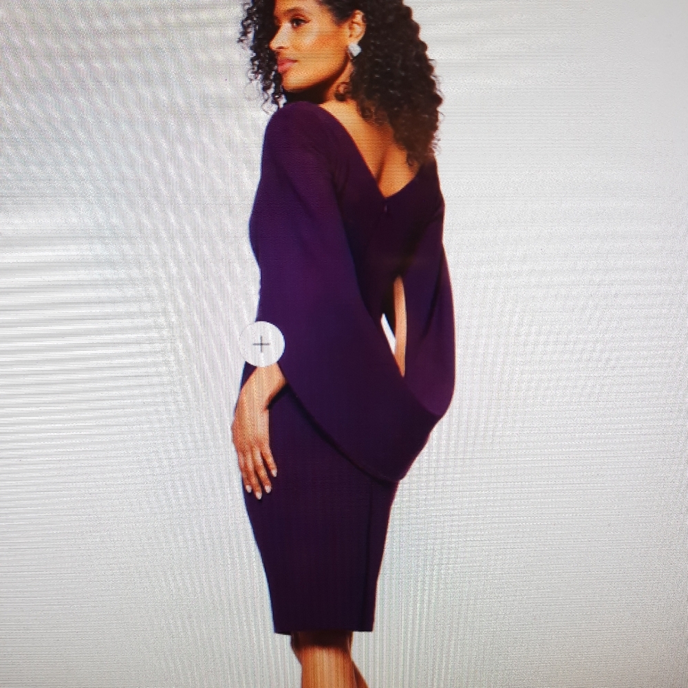 Betsy Adam dress, size 16, Plum/Mulberry - Picture 3 of 4